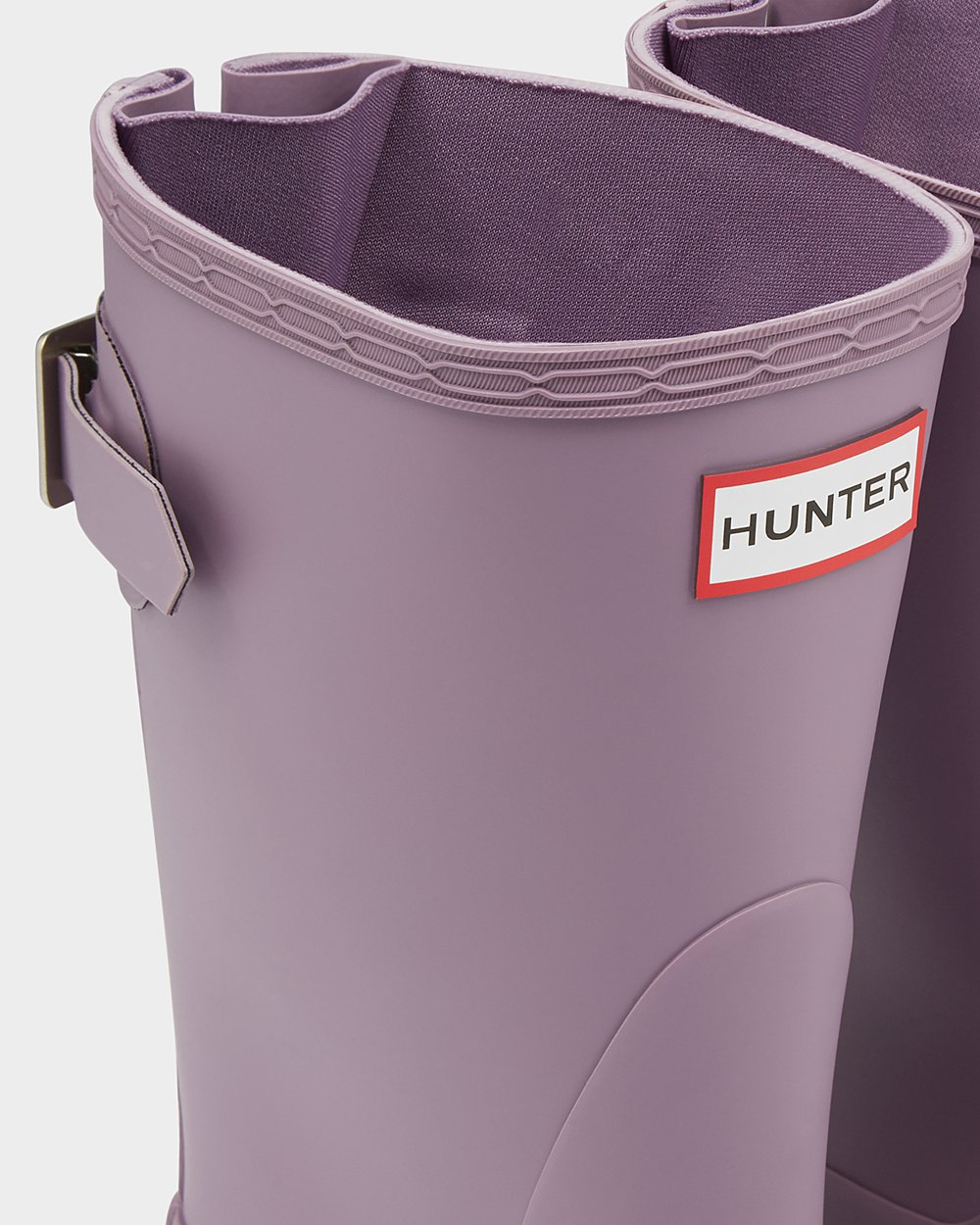 Womens Hunter Original Back Adjustable - Short Rain Boots Purple - 1079-PKRYG